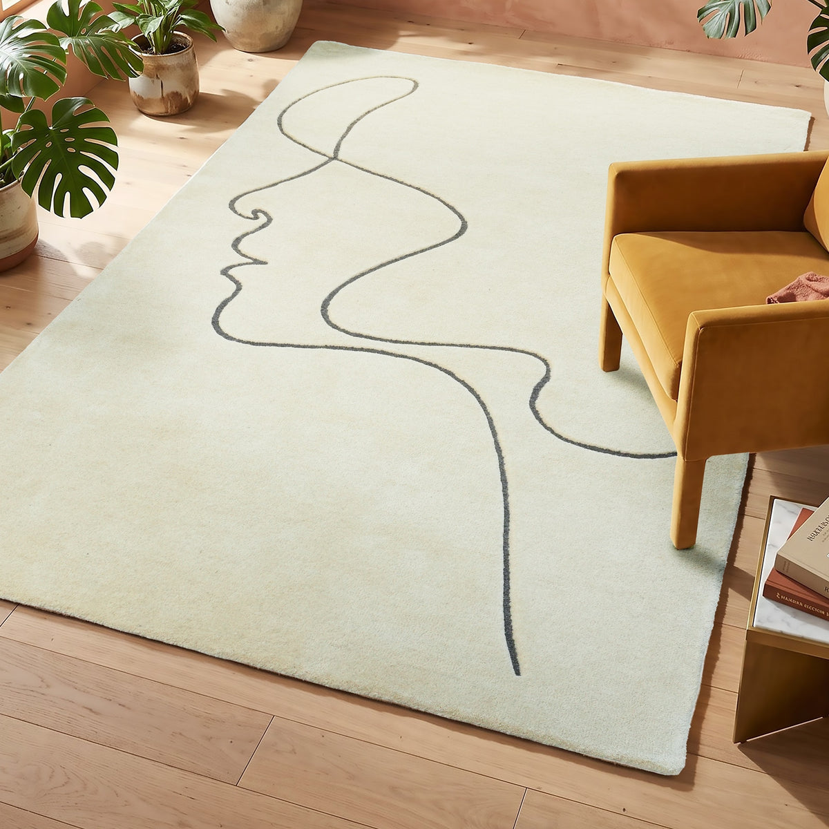 Ashland Rug - Ballet White / Dim Gray [WOOL]