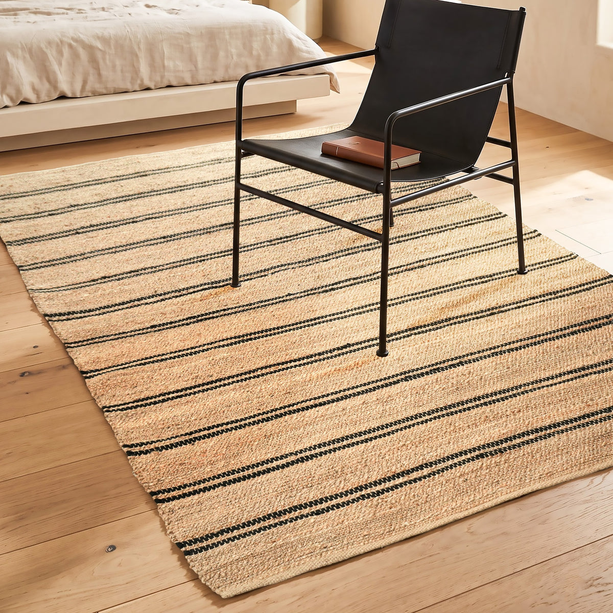 Laurel Rug - Frappe / Dark Taupe [JUTE + POLYESTER]