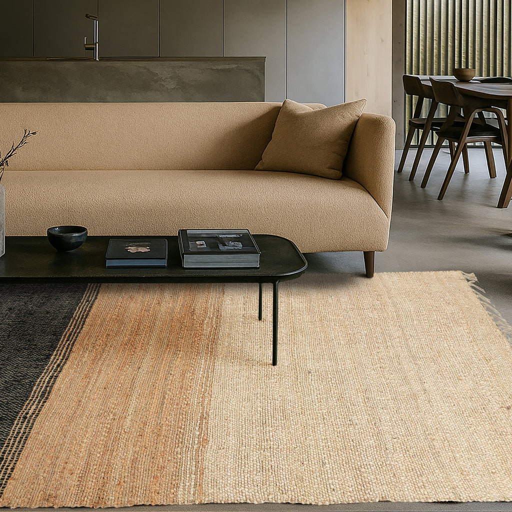 Arlington Rug - Natural / Tampico / Charcoal  [JUTE]
