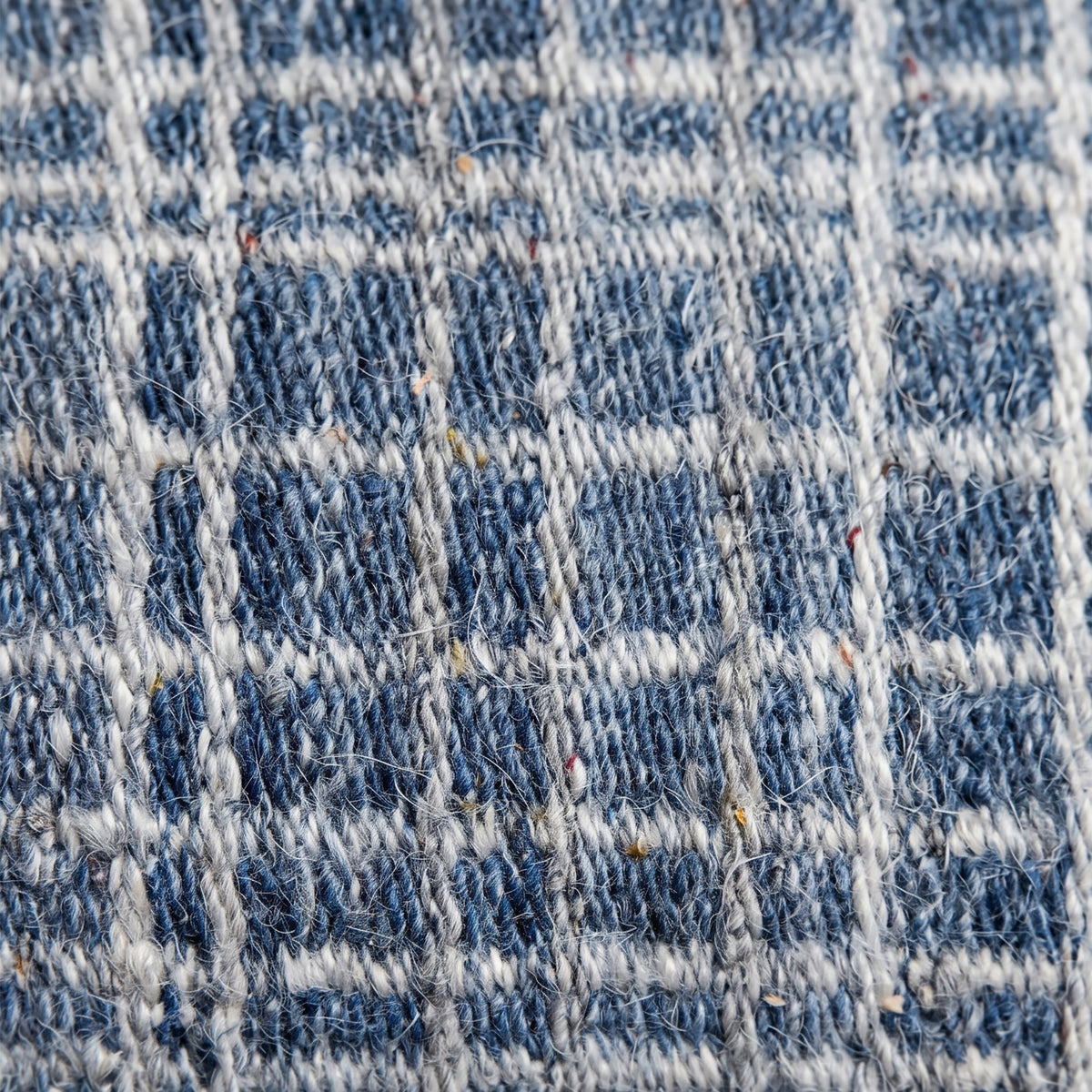 Chelsea Cushion - Dusty Navy / Gentle Taupe [PET YARN ]