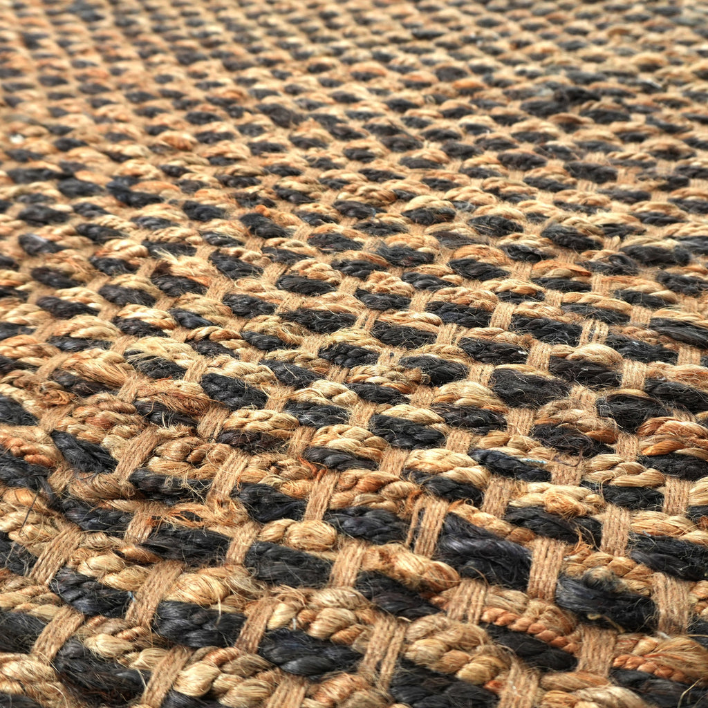 Salem Rug - Oak Brown / Dusky Tan / Charcoal [JUTE]