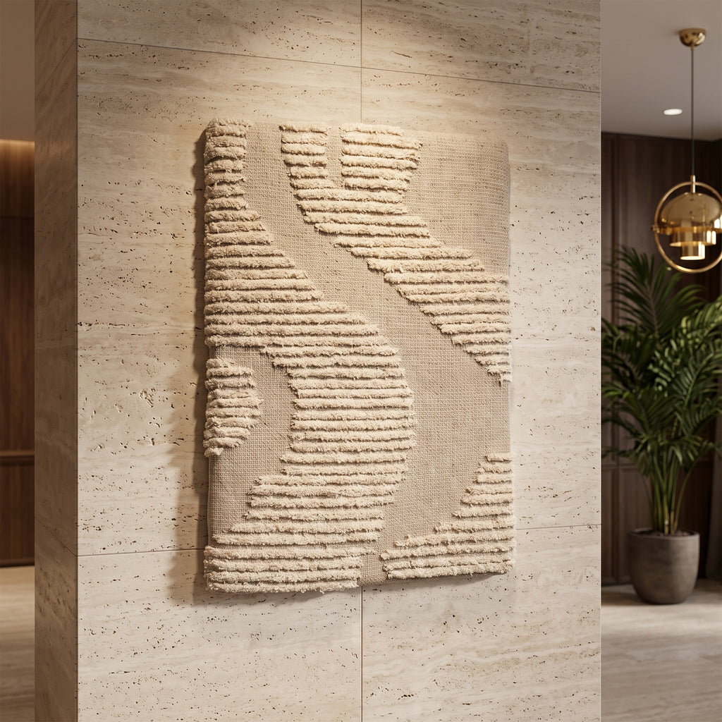 Solstice Wall Art - Gold Blush [WOOL]
