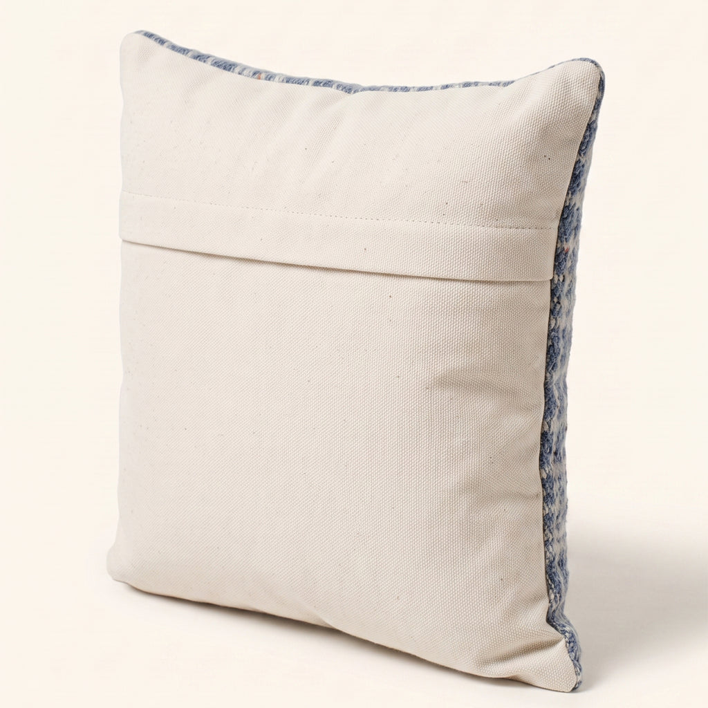 Chelsea Cushion - Dusty Navy / Gentle Taupe [PET YARN ]