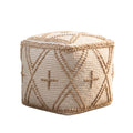 Sterling Pouf - Pure Beige Cashmere [WOOL+JUTE+COTTON]
