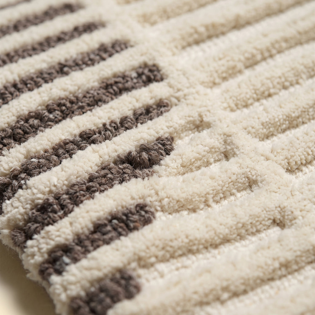 Atria Wall Art - Taupe / Pearl Bush [WOOL]