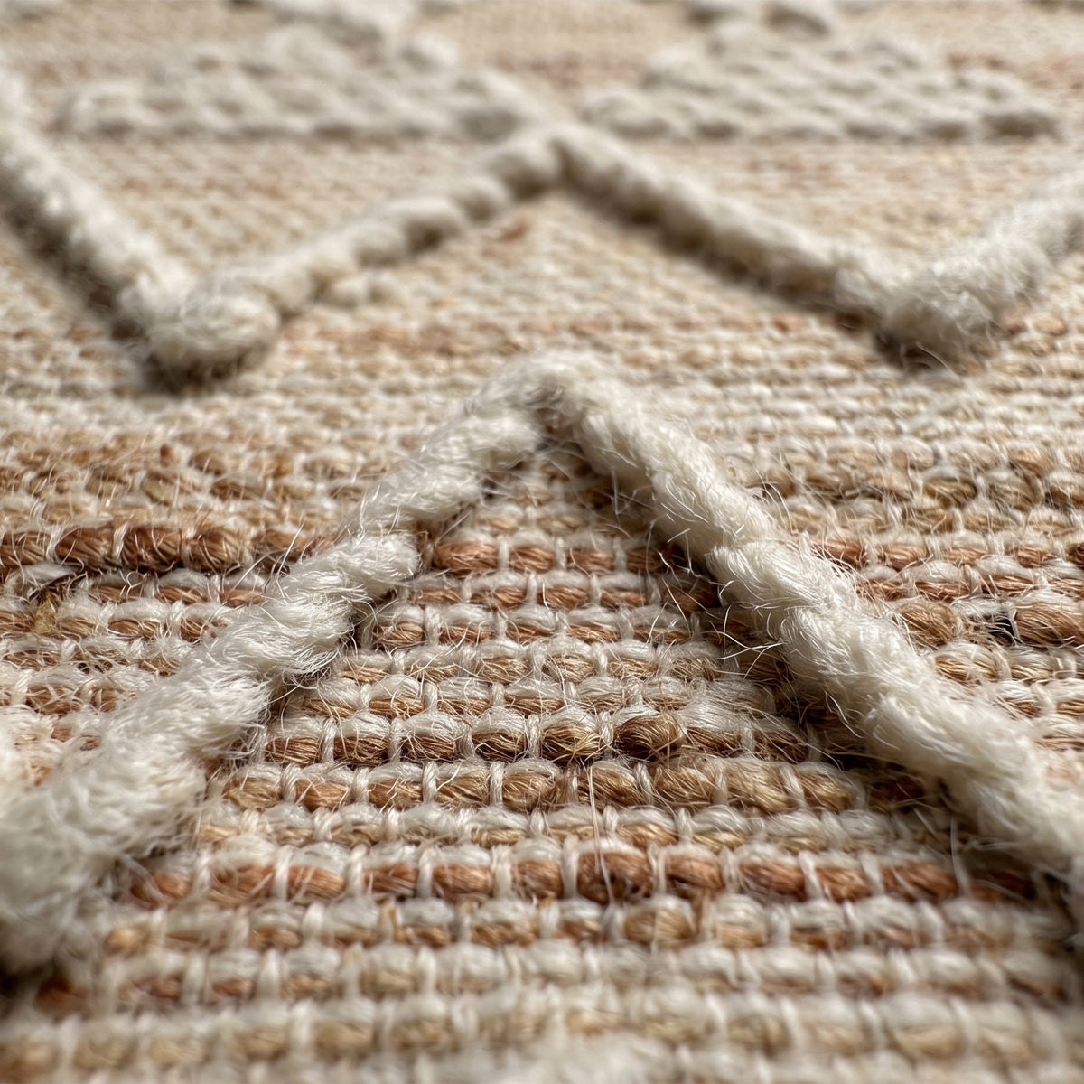 Opulence Wall Art  - Desert Tan / Warm Ivory [WOOL+JUTE]