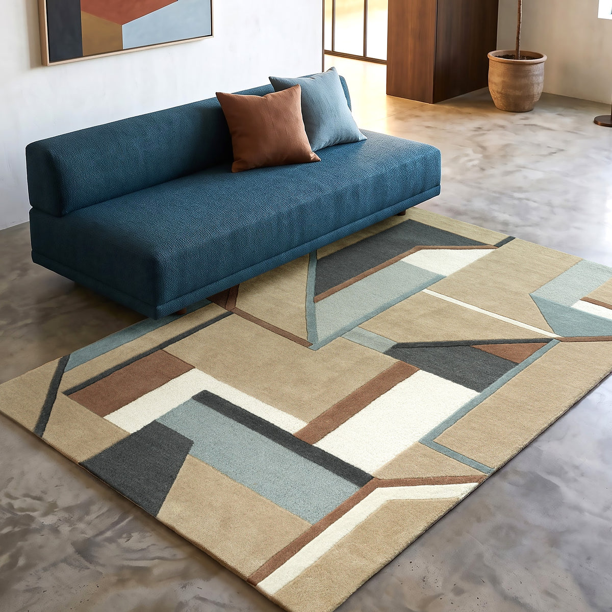 Solenne Rug - Multicolor [INDIAN BLEND WOOL]