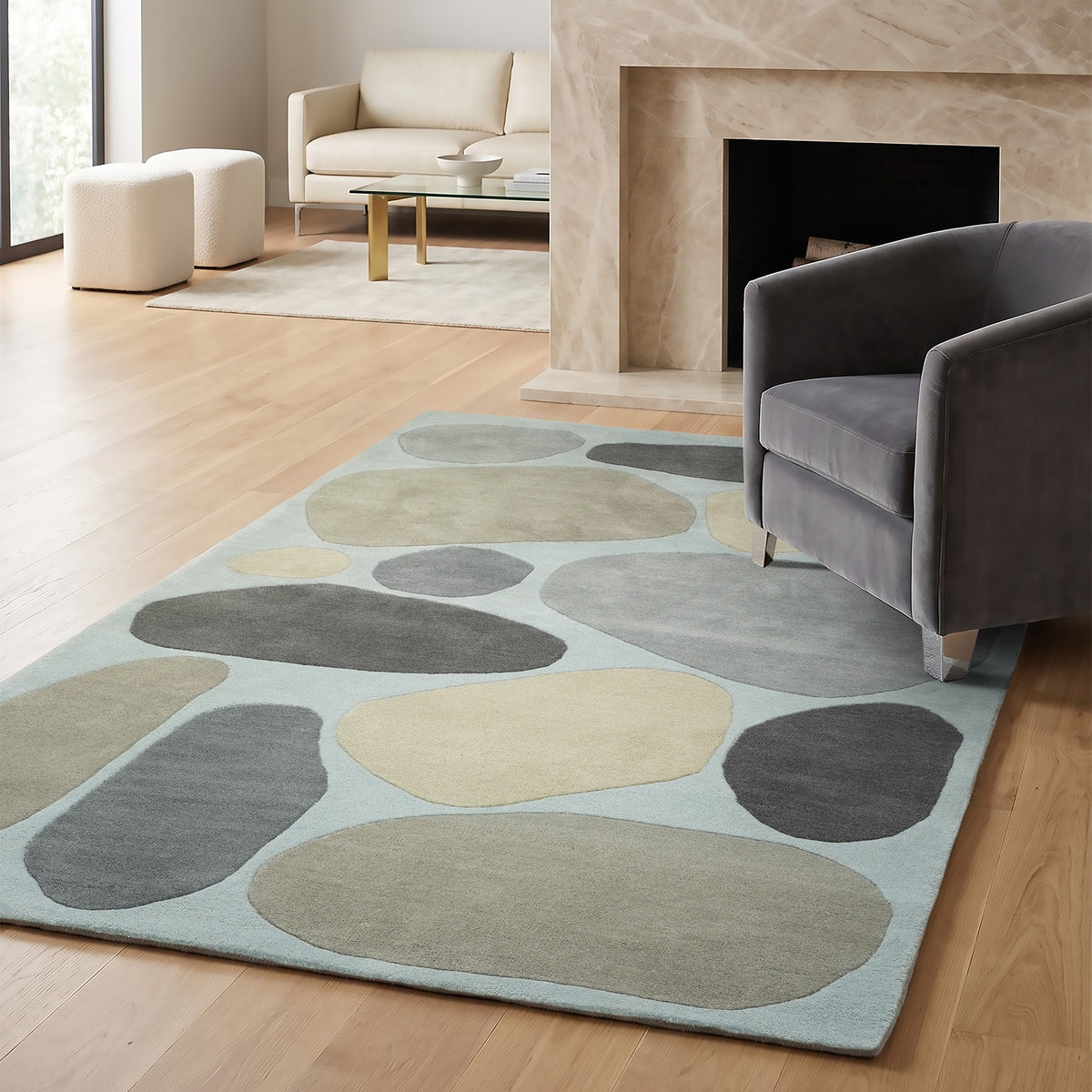 Calista Rug - Multicolor [INDIAN BLEND WOOL]