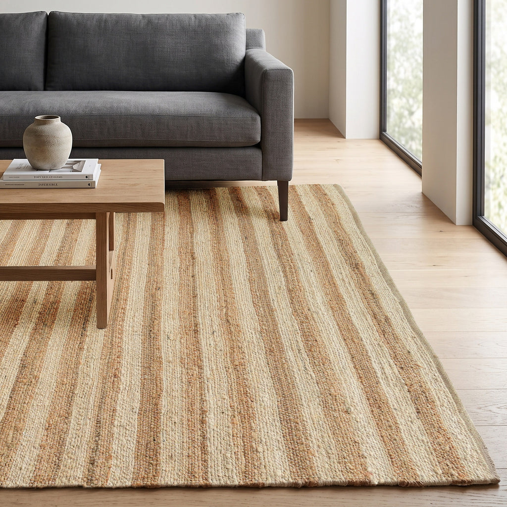 Ravello Rug  - Flagstone / Perfect Beige [JUTE+COTTON]