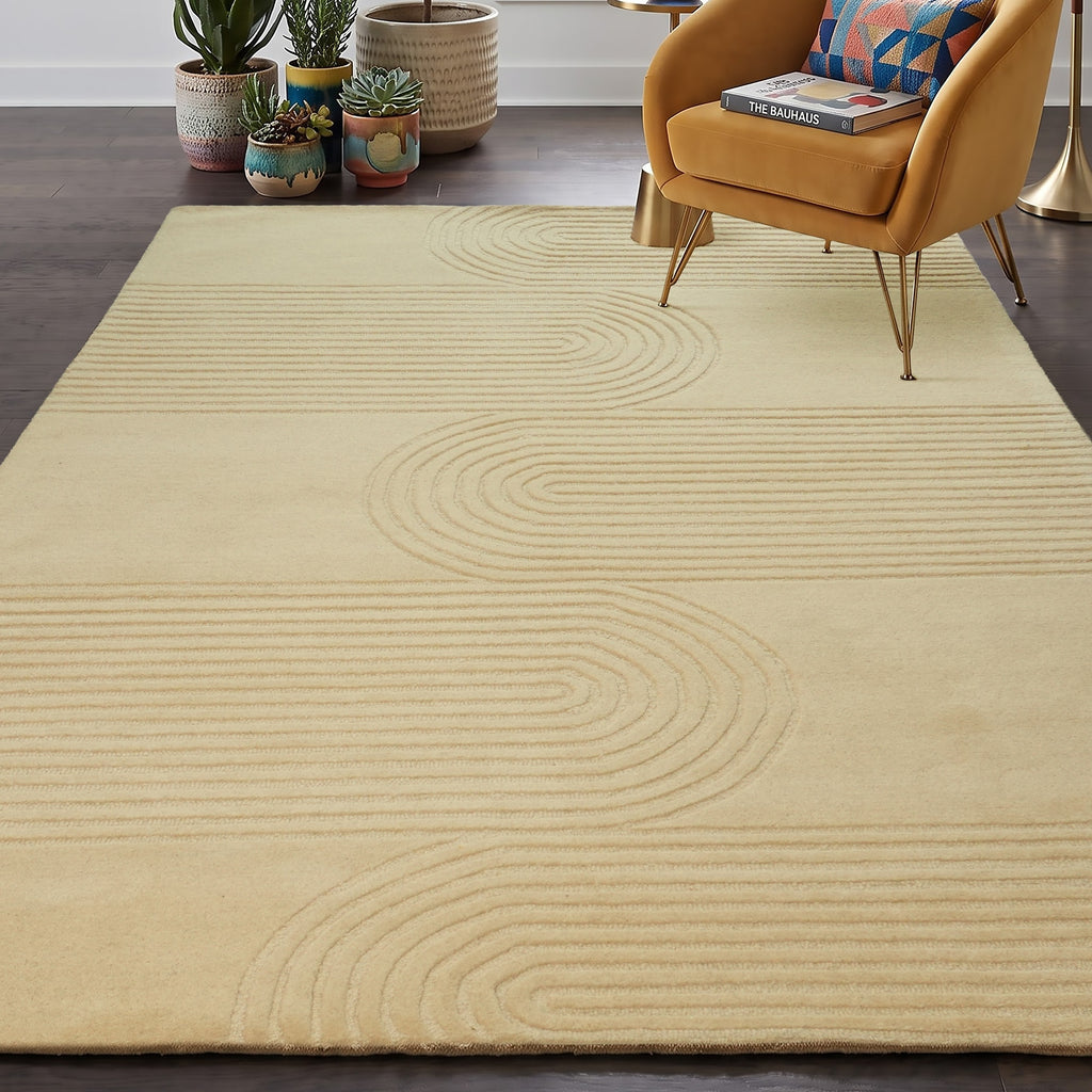 Aria Rug - Grain [INDIAN BLEND WOOL]