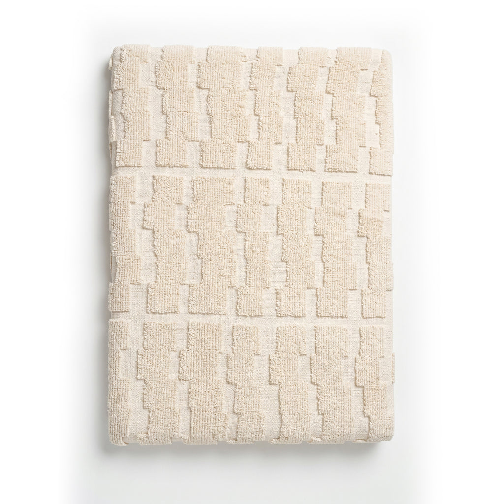 Mosaic Wall Art  - Bone Cream [WOOL]