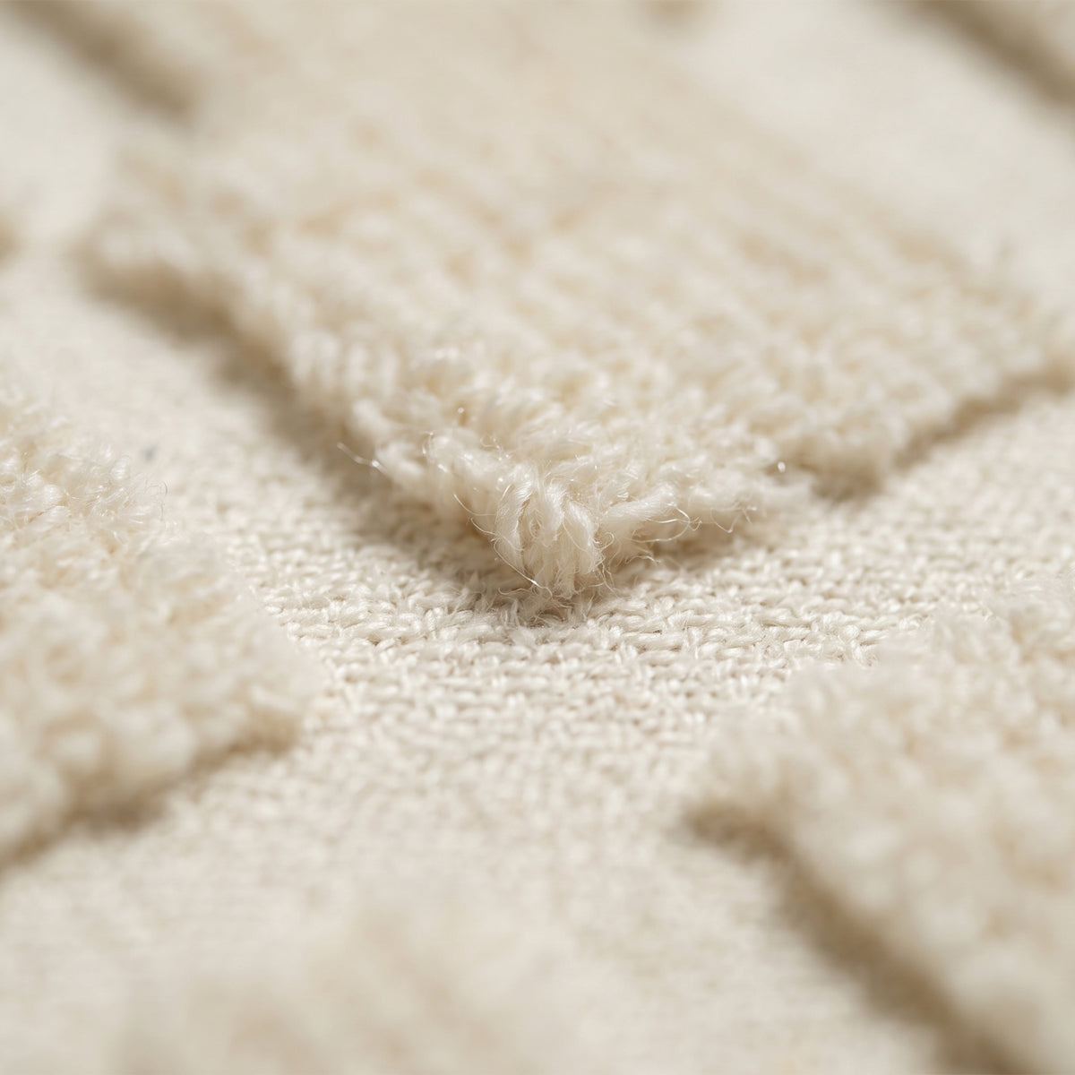 Mosaic Wall Art  - Bone Cream [WOOL]