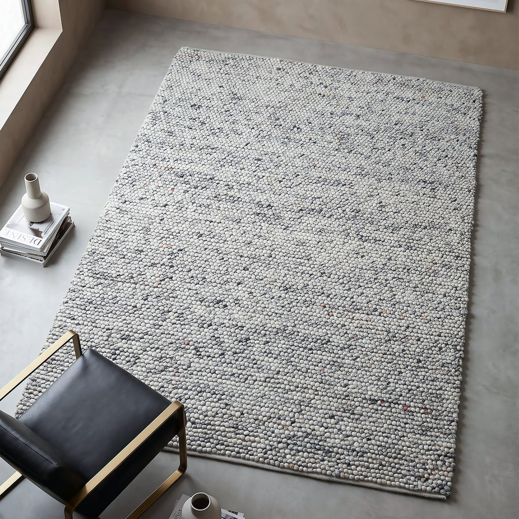Majestic Rug - Dark Ash / Foggy Gray [NATURAL WOOL]