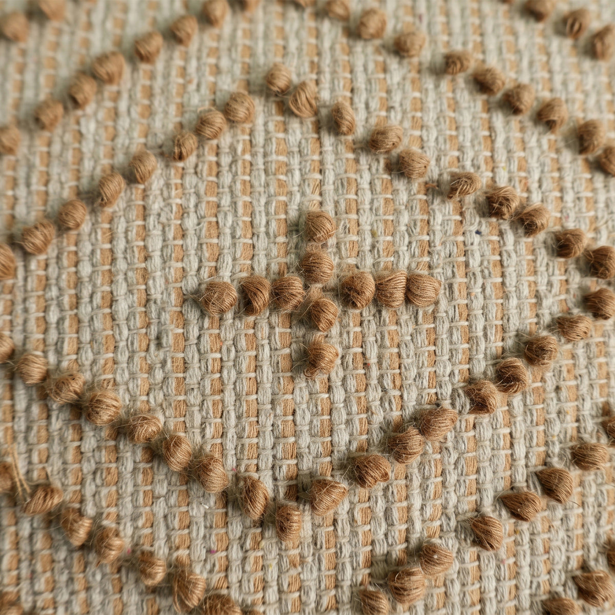 Canyon Pouf - Deer / Honey Pine / Vintage Lace [JUTE+COTTON]