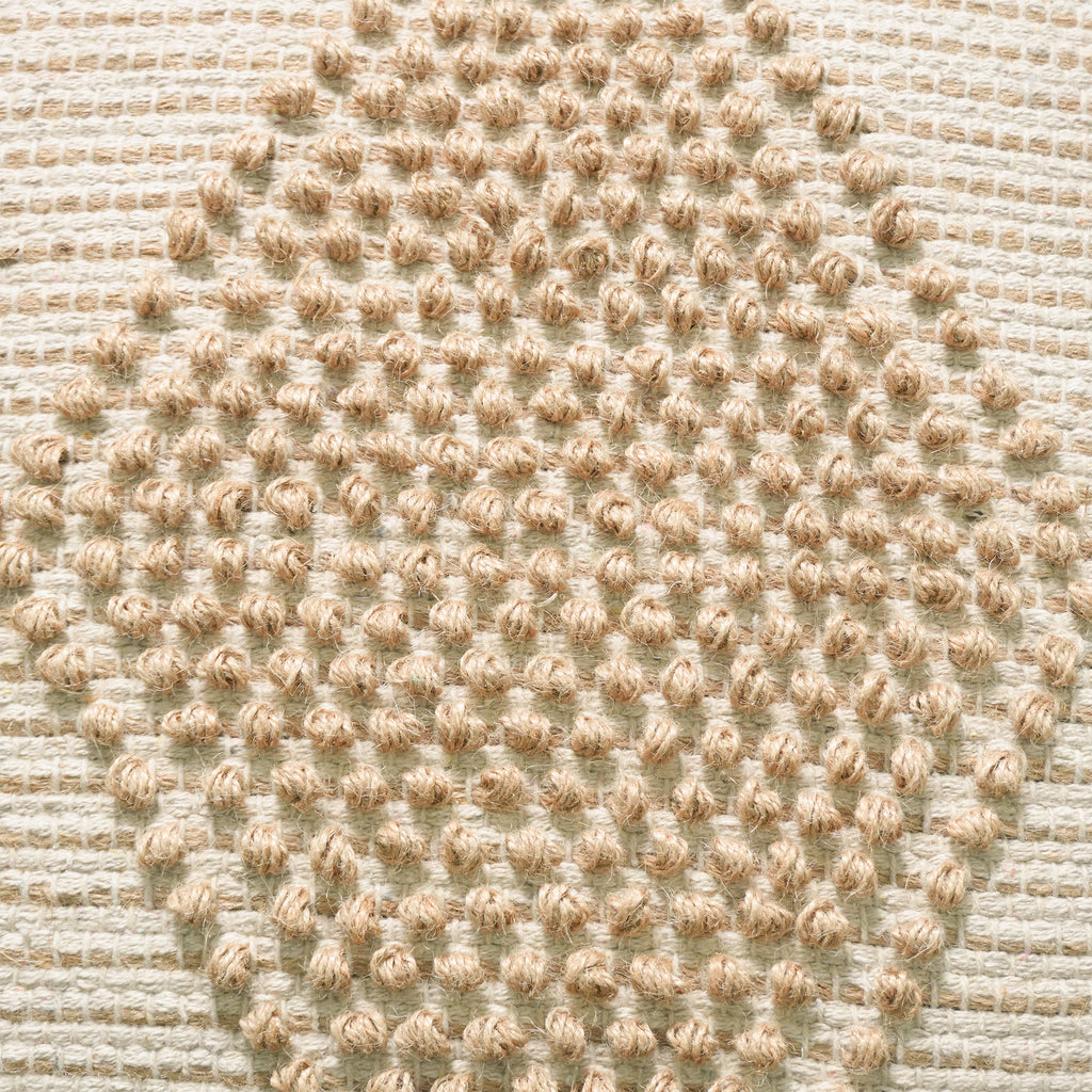 Albama Pouf - Perfect Beige / Cream  [JUTE+COTTON]