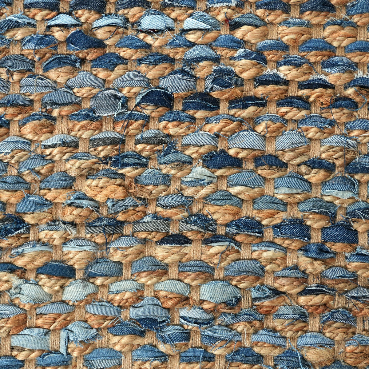 Concord Rug - Neptune / Soft Blue-Green / Prairie Brown [JUTE+DENIM]