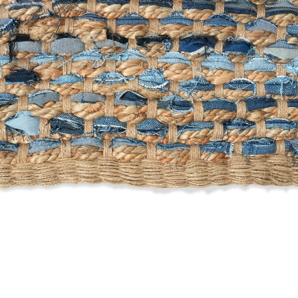 Concord Rug - Neptune / Soft Blue-Green / Prairie Brown [JUTE+DENIM]