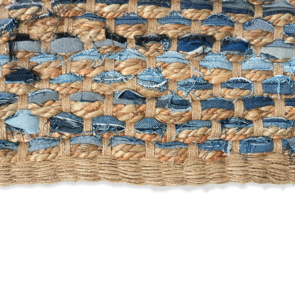 Concord Rug - Neptune / Soft Blue-Green / Prairie Brown [JUTE+DENIM]