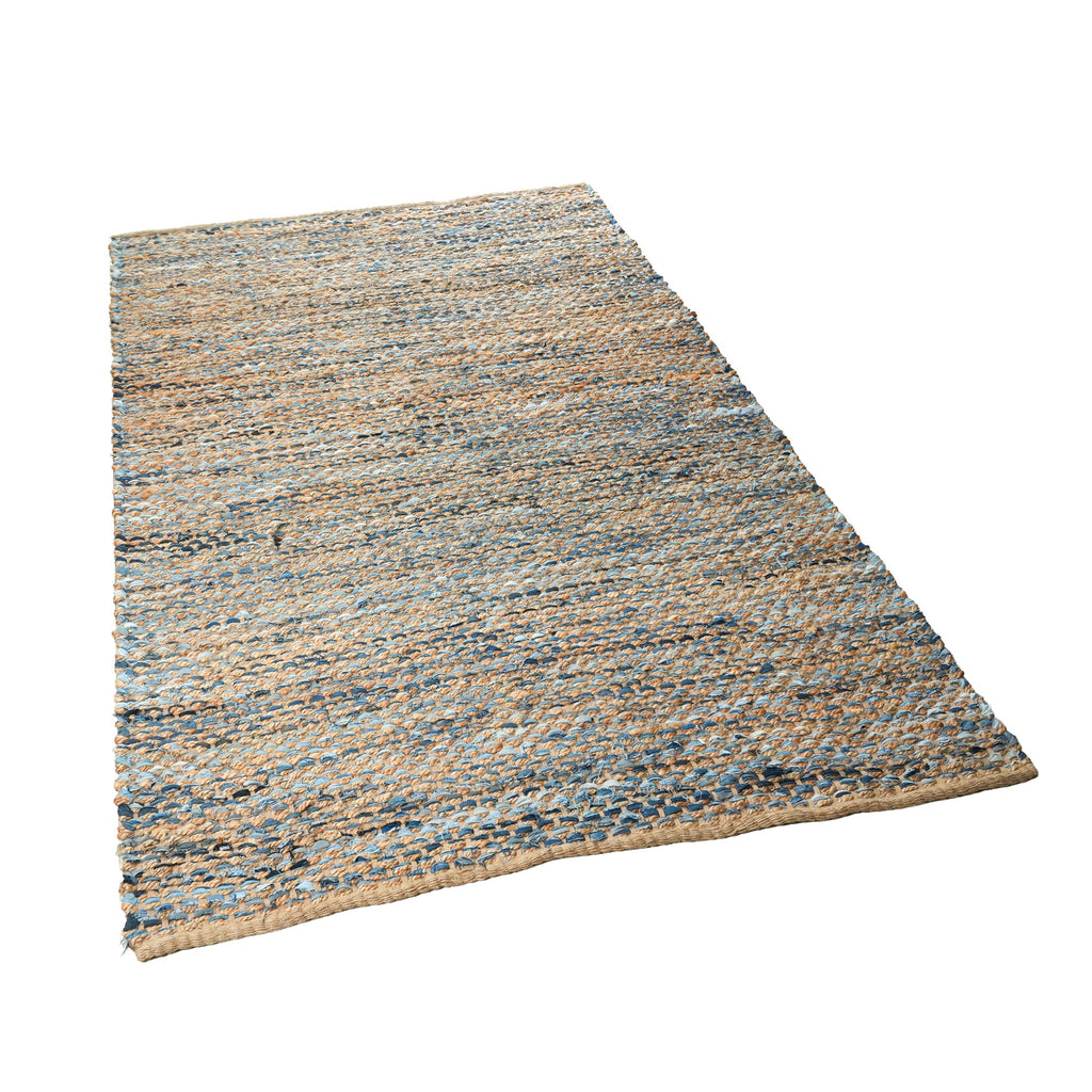 Concord Rug - Neptune / Soft Blue-Green / Prairie Brown [JUTE+DENIM]