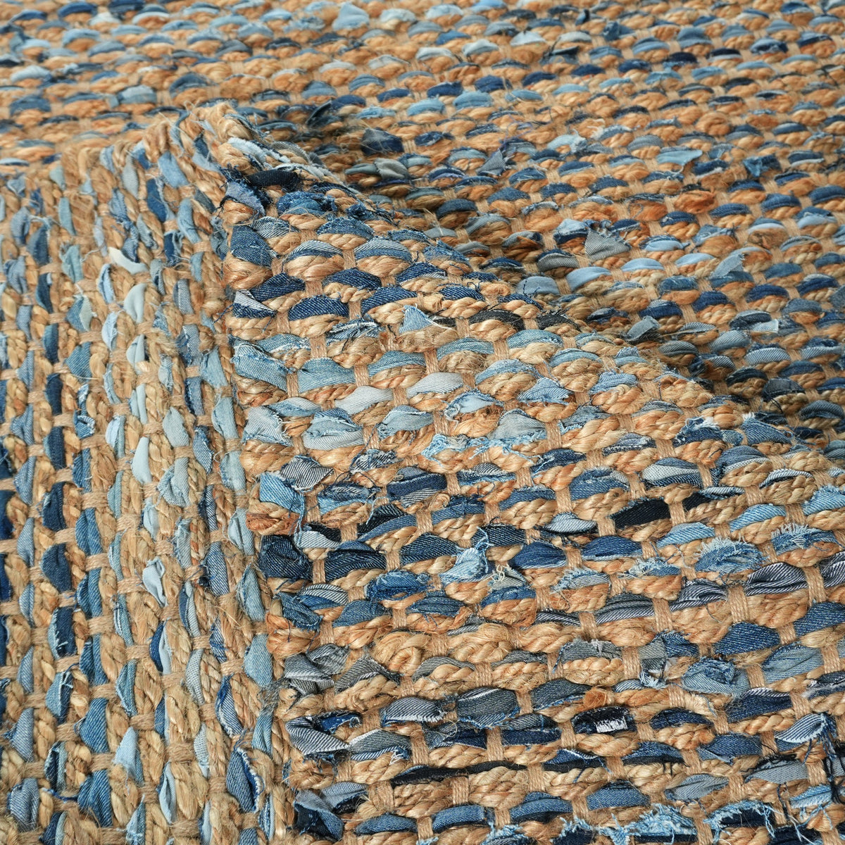 Concord Rug - Neptune / Soft Blue-Green / Prairie Brown [JUTE+DENIM]