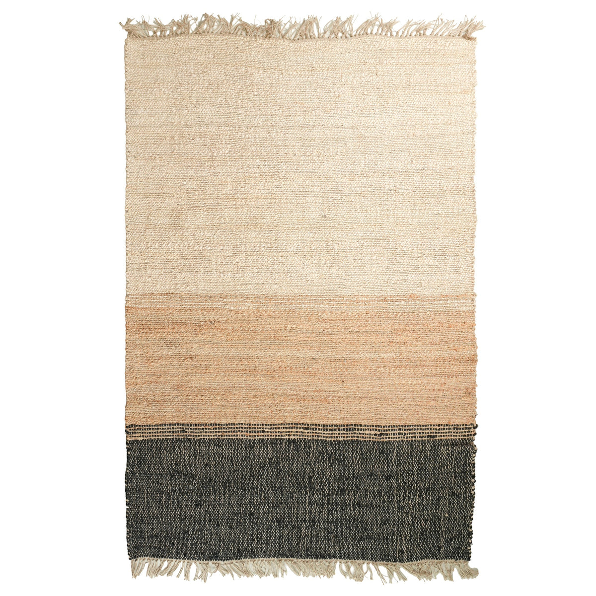Arlington Rug - Natural / Tampico / Charcoal  [JUTE]