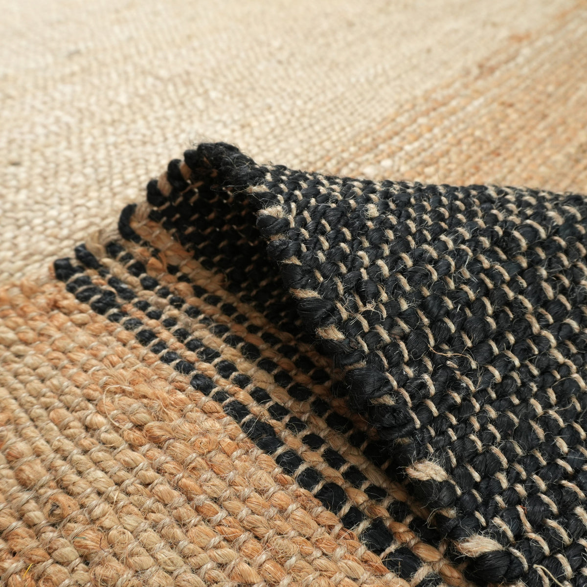Arlington Rug - Natural / Tampico / Charcoal  [JUTE]
