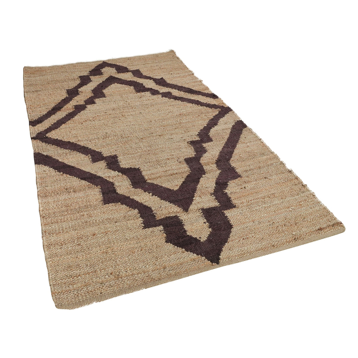 Cedar Rug - Woody Brown / Forest Wood / Honey Blond [JUTE+COTTON]