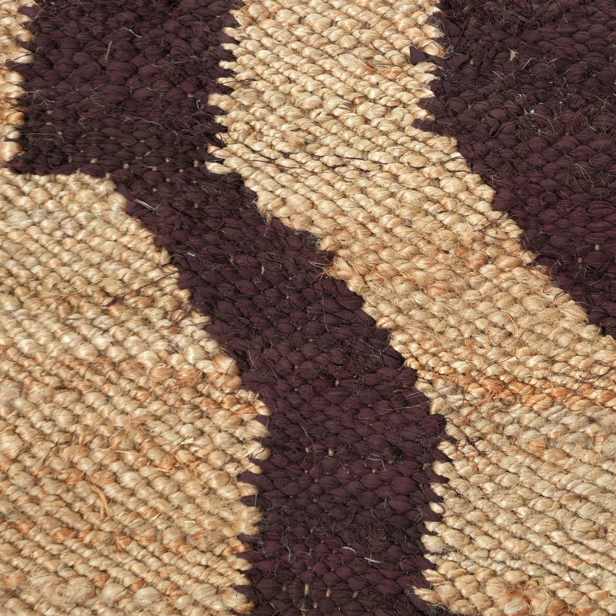Cedar Rug - Woody Brown / Forest Wood / Honey Blond [JUTE+COTTON]