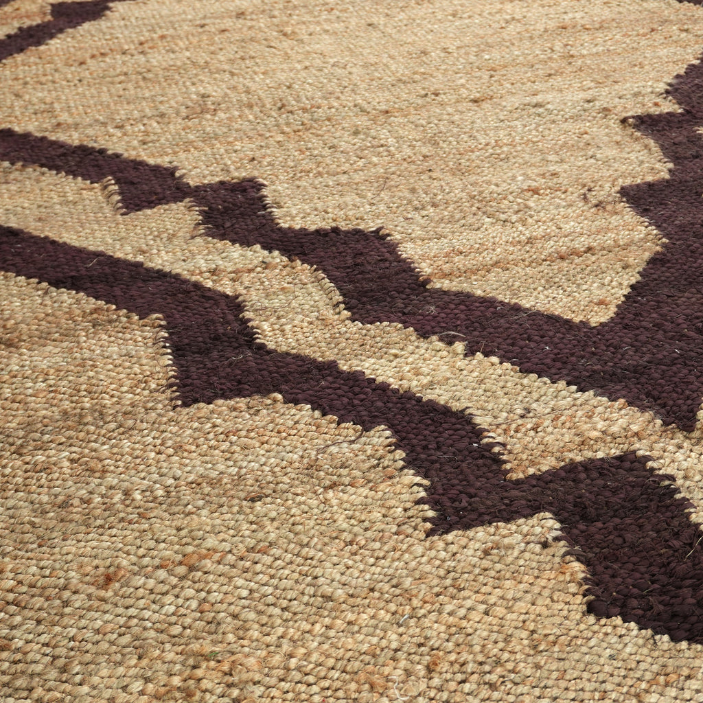 Cedar Rug - Woody Brown / Forest Wood / Honey Blond [JUTE+COTTON]