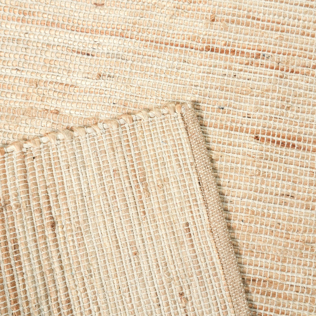 Tivoli Rug - Supreme Beige / Natural [JUTE+COTTON]