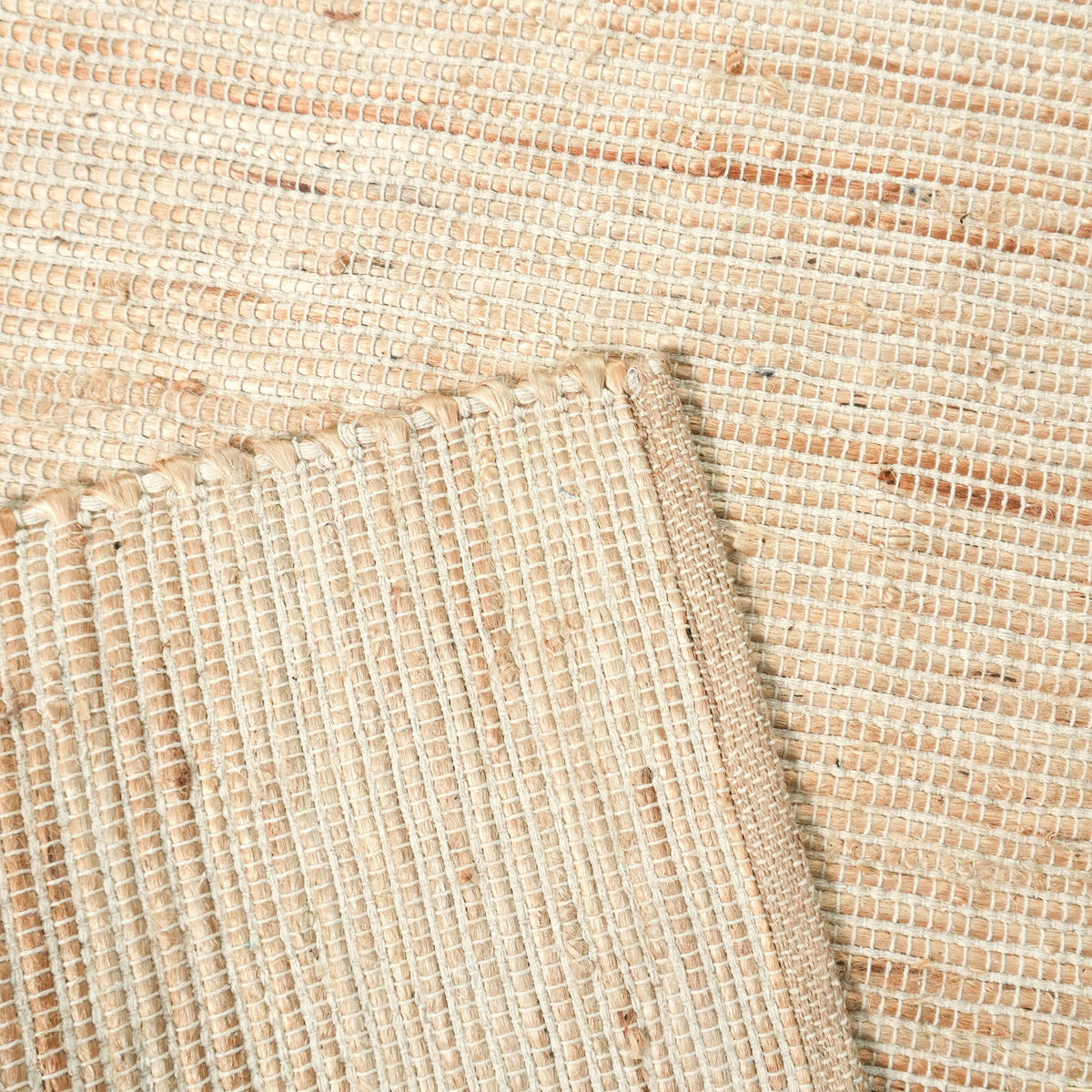 Tivoli Rug - Supreme Beige / Natural [JUTE+COTTON]