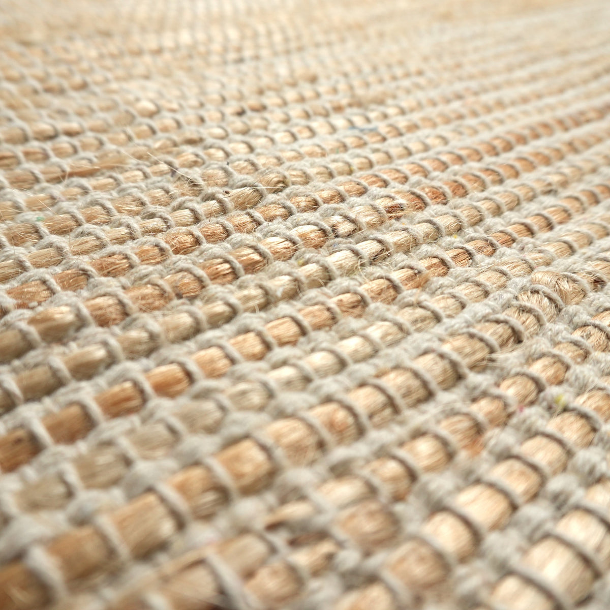 Tivoli Rug - Supreme Beige / Natural [JUTE+COTTON]