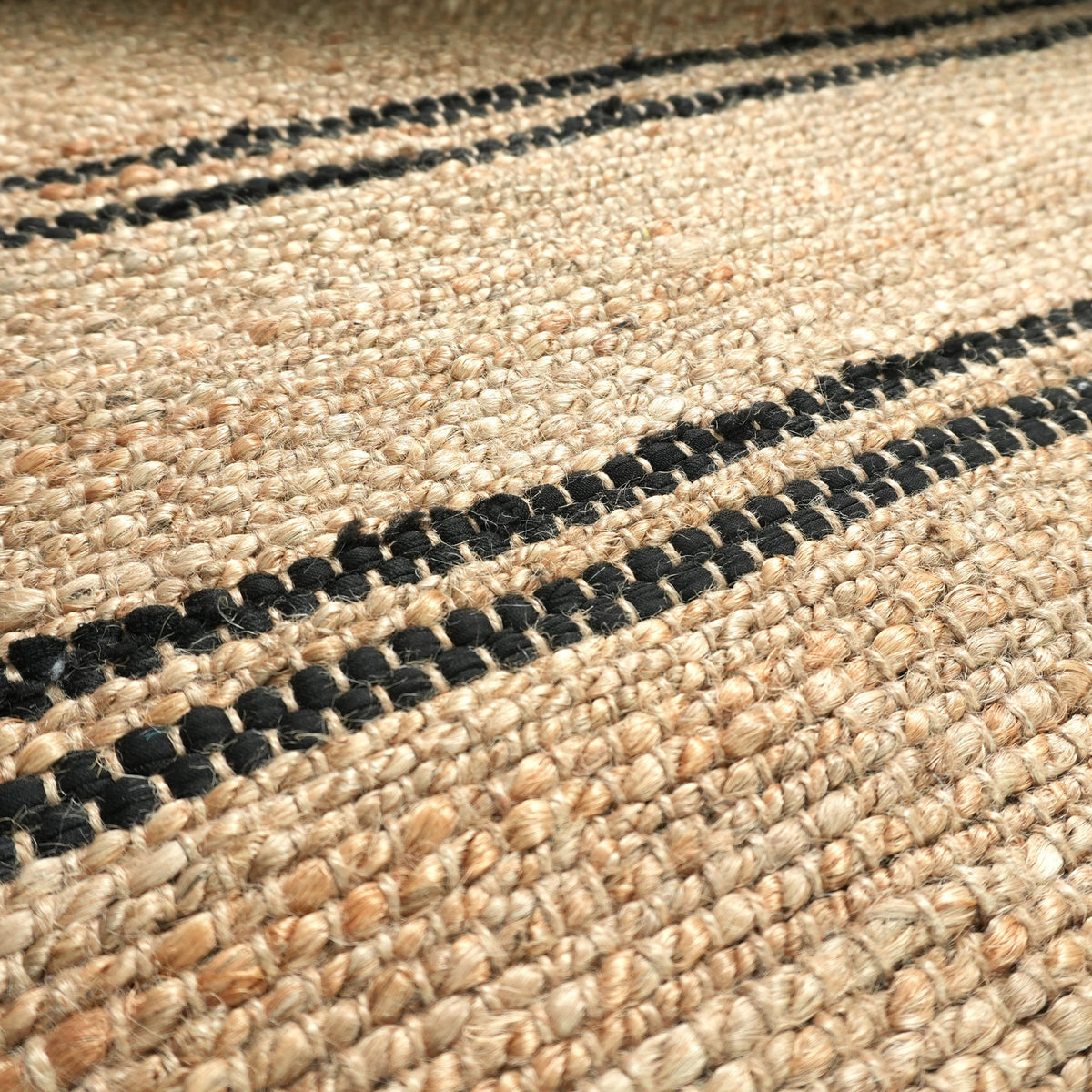 Laurel Rug - Frappe / Dark Taupe [JUTE + POLYESTER]