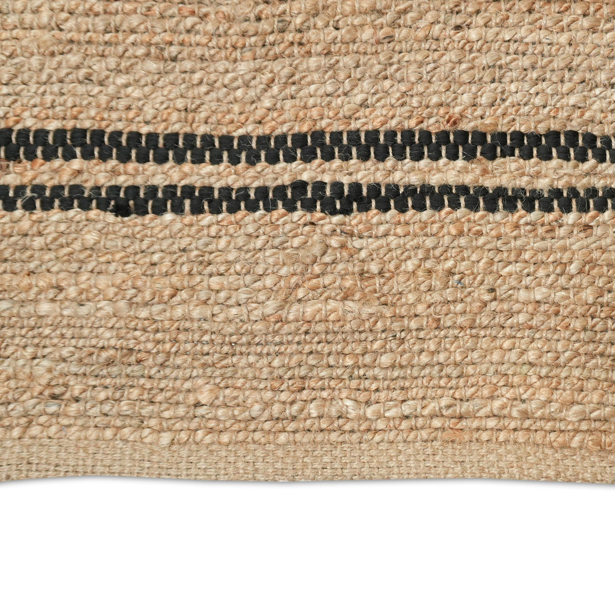 Laurel Rug - Frappe / Dark Taupe [JUTE + POLYESTER]
