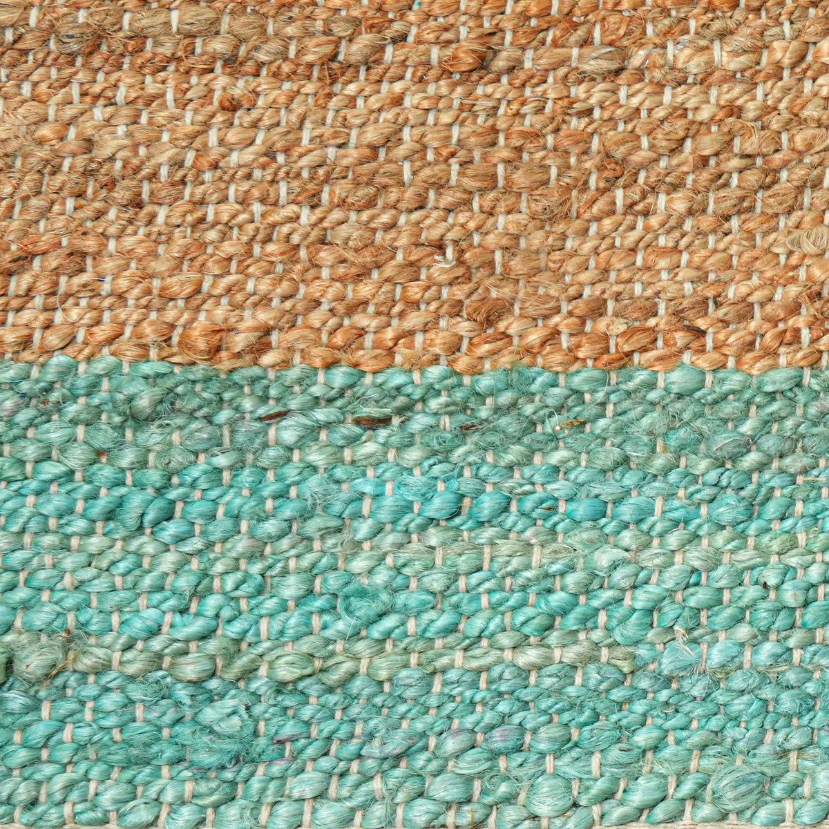 Cortona Rug - Antique Jade / Desert Tan / Almond Green [JUTE+COTTON]