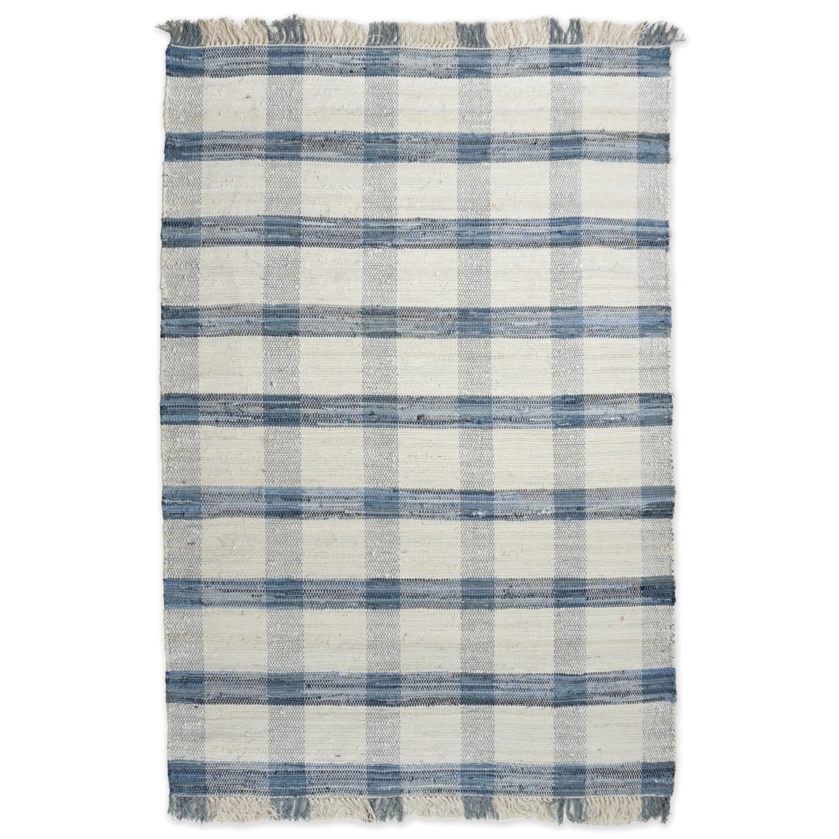 Prairie Rug - Blue Whale / Soft Grey / White [DENIM]