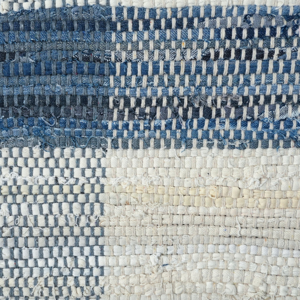 Prairie Rug - Blue Whale / Soft Grey / White [DENIM]