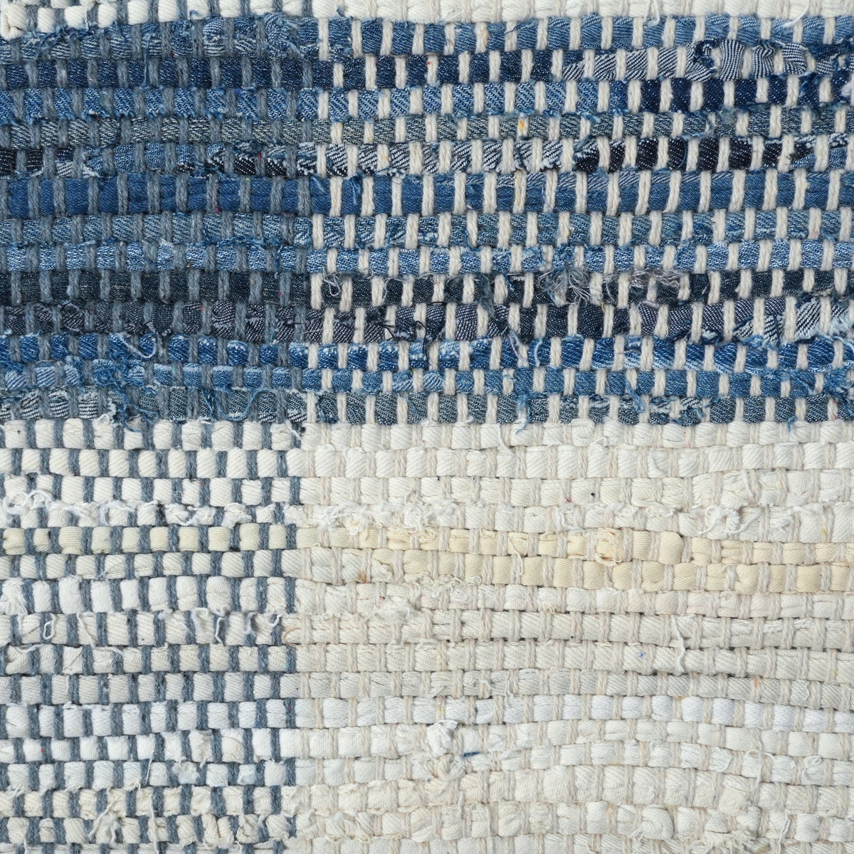 Prairie Rug - Blue Whale / Soft Grey / White [DENIM]