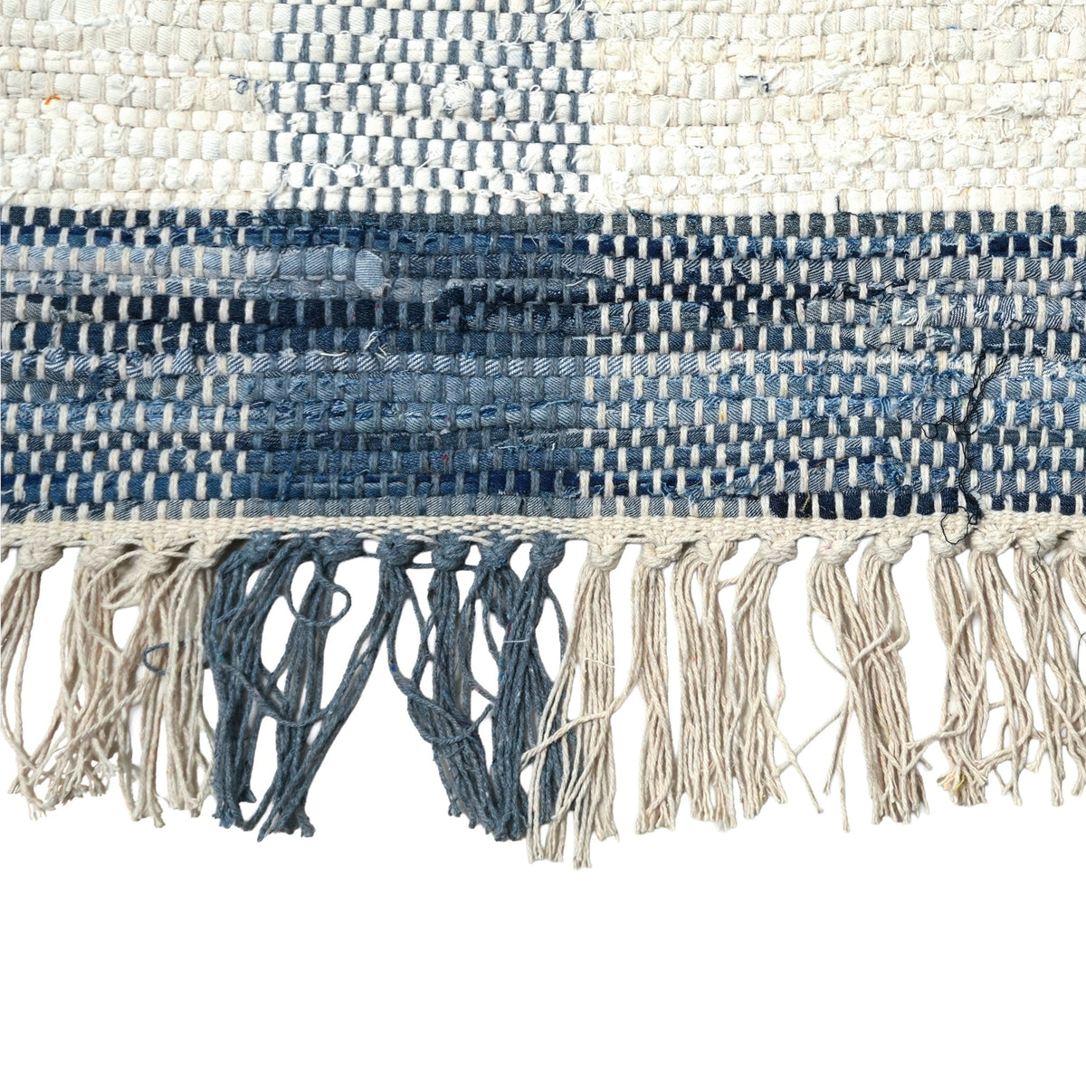 Prairie Rug - Blue Whale / Soft Grey / White [DENIM]