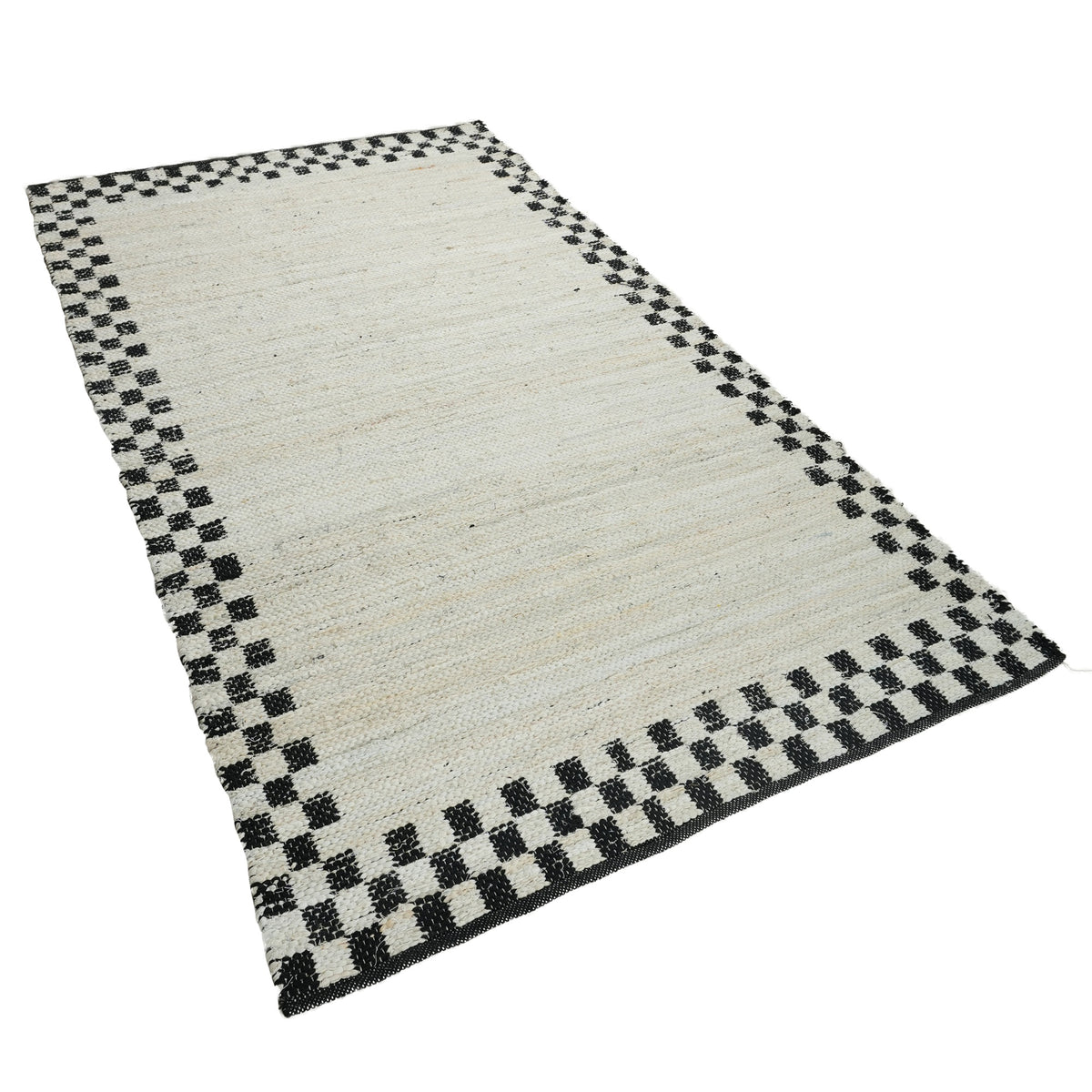 Redwood Rug (Reversible) - Dravit Grey / Eerie Black / Off White [DENIM+COTTON]