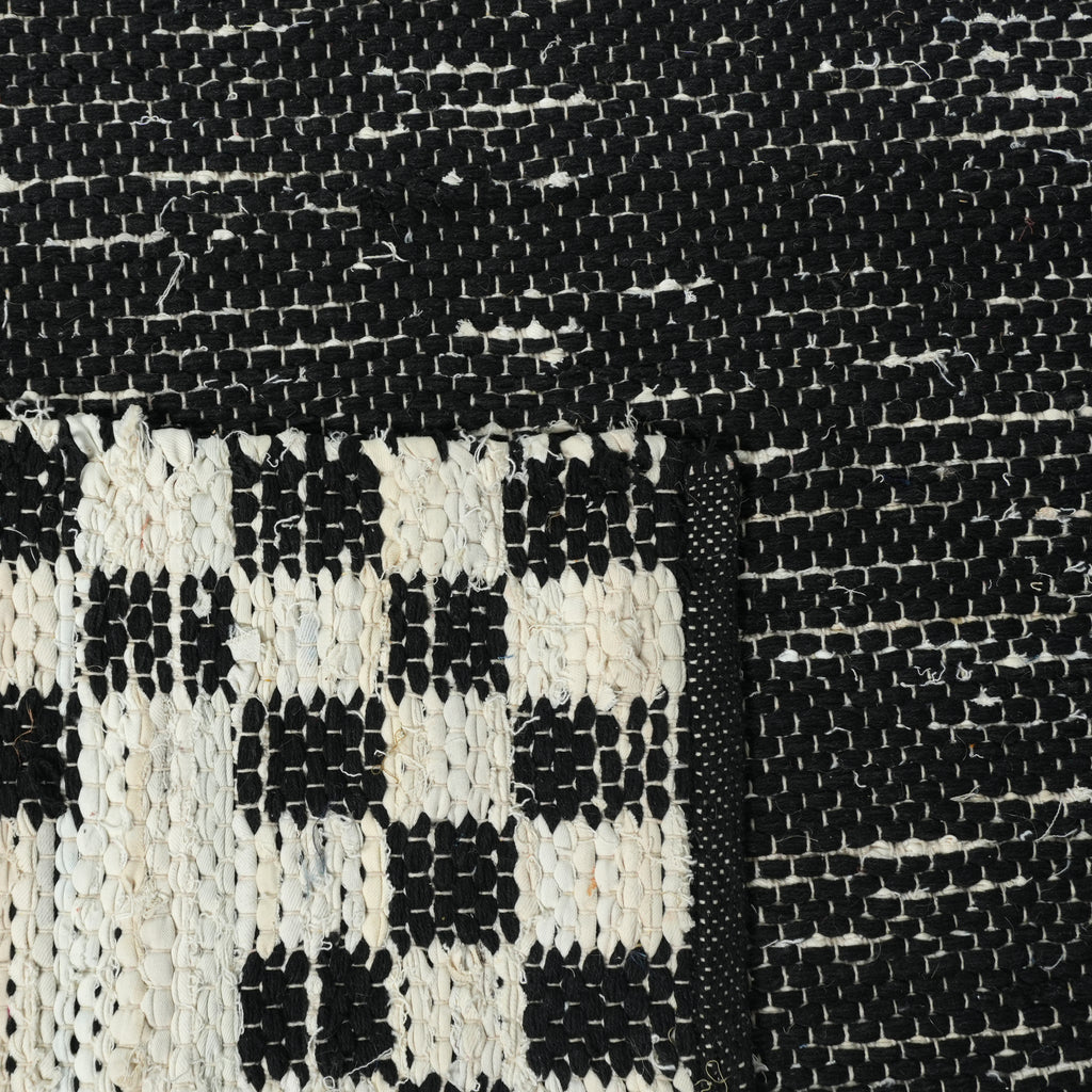 Redwood Rug (Reversible) - Dravit Grey / Eerie Black / Off White [DENIM+COTTON]