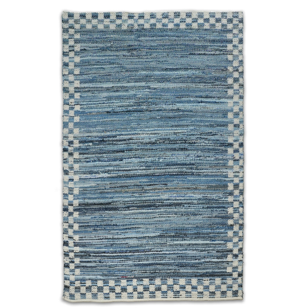 Shannon Rug (Reversible) - American Denim / Silver / Quill Gray [DENIM+COTTON]