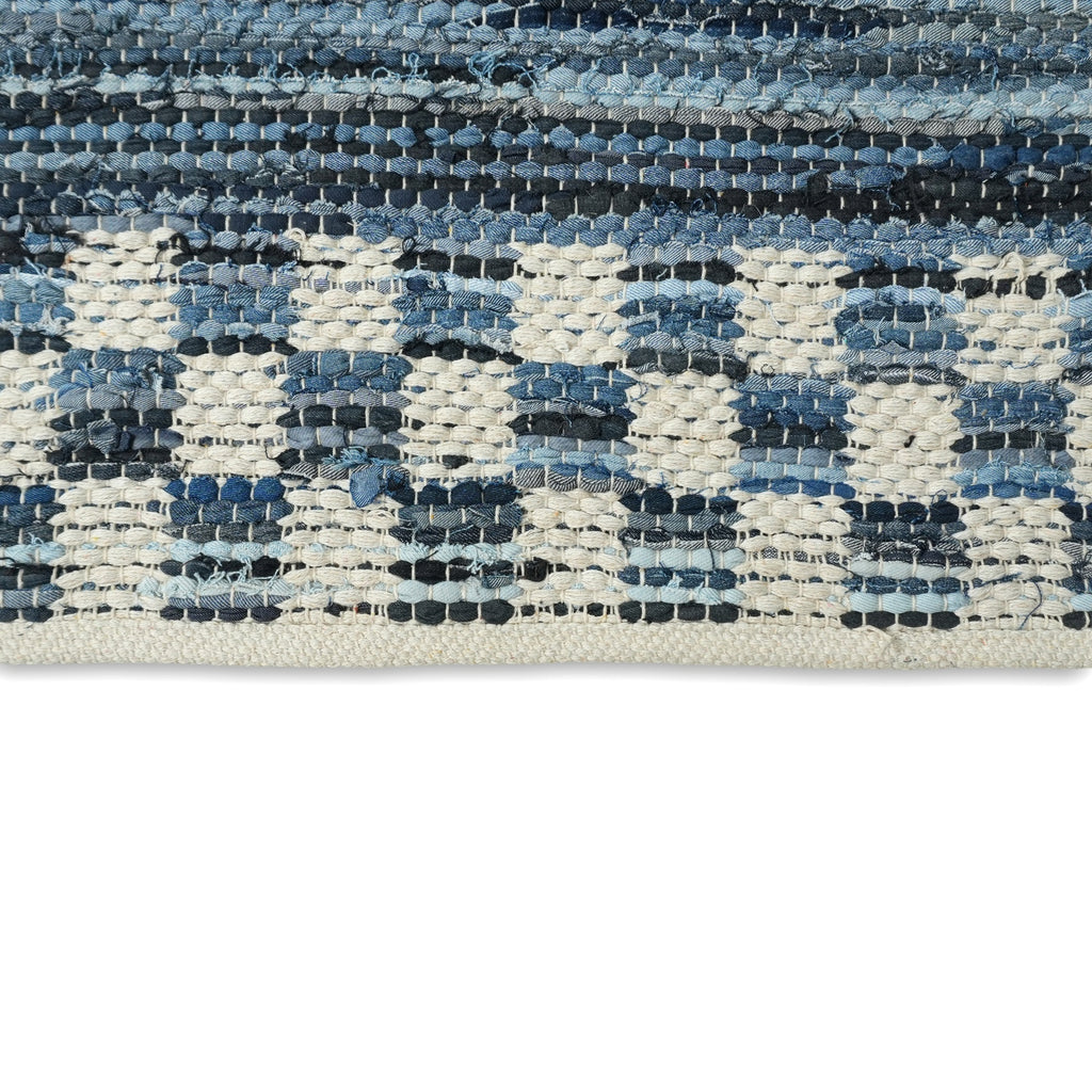 Shannon Rug (Reversible) - American Denim / Silver / Quill Gray [DENIM+COTTON]
