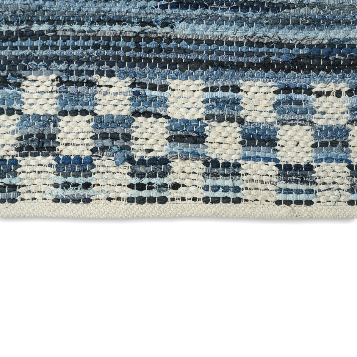Shannon Rug (Reversible) - American Denim / Silver / Quill Gray [DENIM+COTTON]