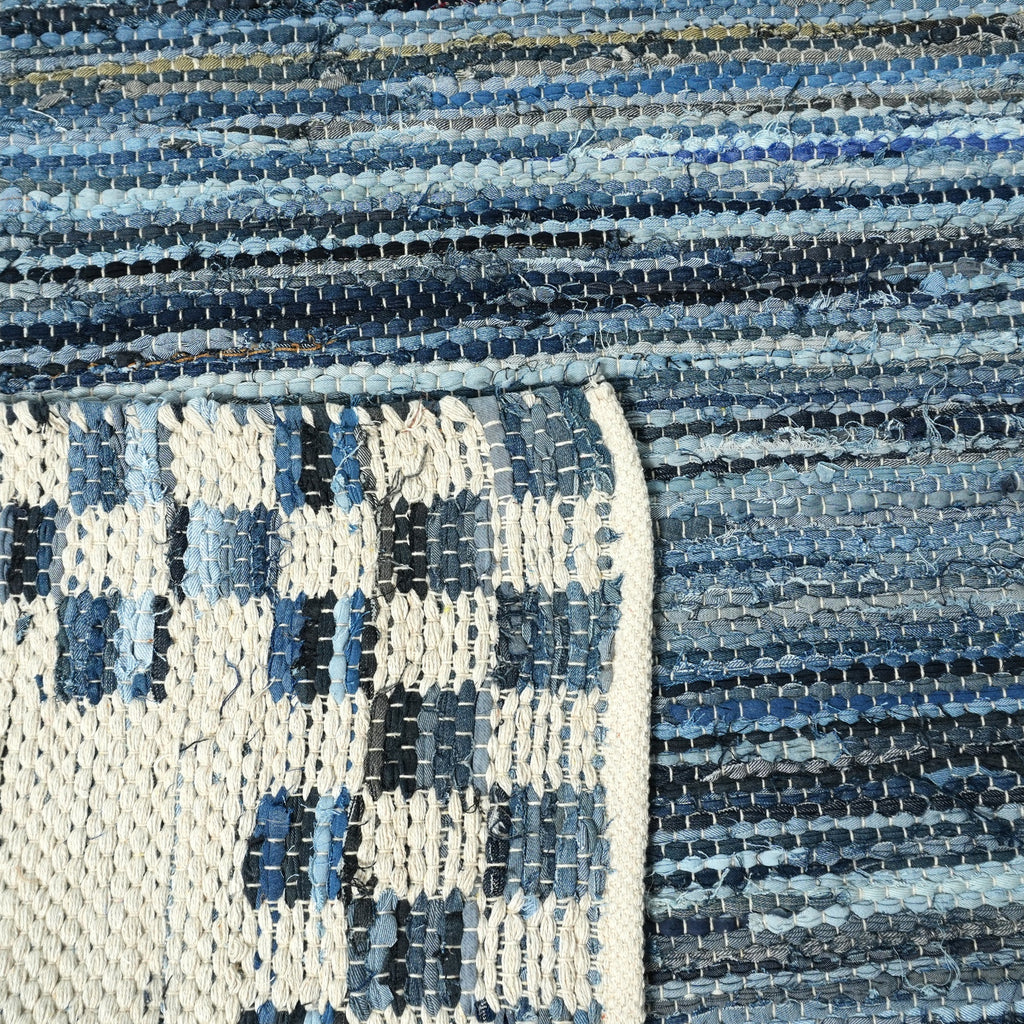 Shannon Rug (Reversible) - American Denim / Silver / Quill Gray [DENIM+COTTON]