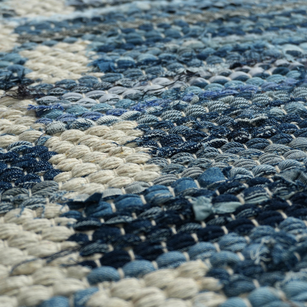 Shannon Rug (Reversible) - American Denim / Silver / Quill Gray [DENIM+COTTON]