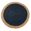 Kingsley Rug - Vintage Dark Blue / Natural Wood [JUTE]