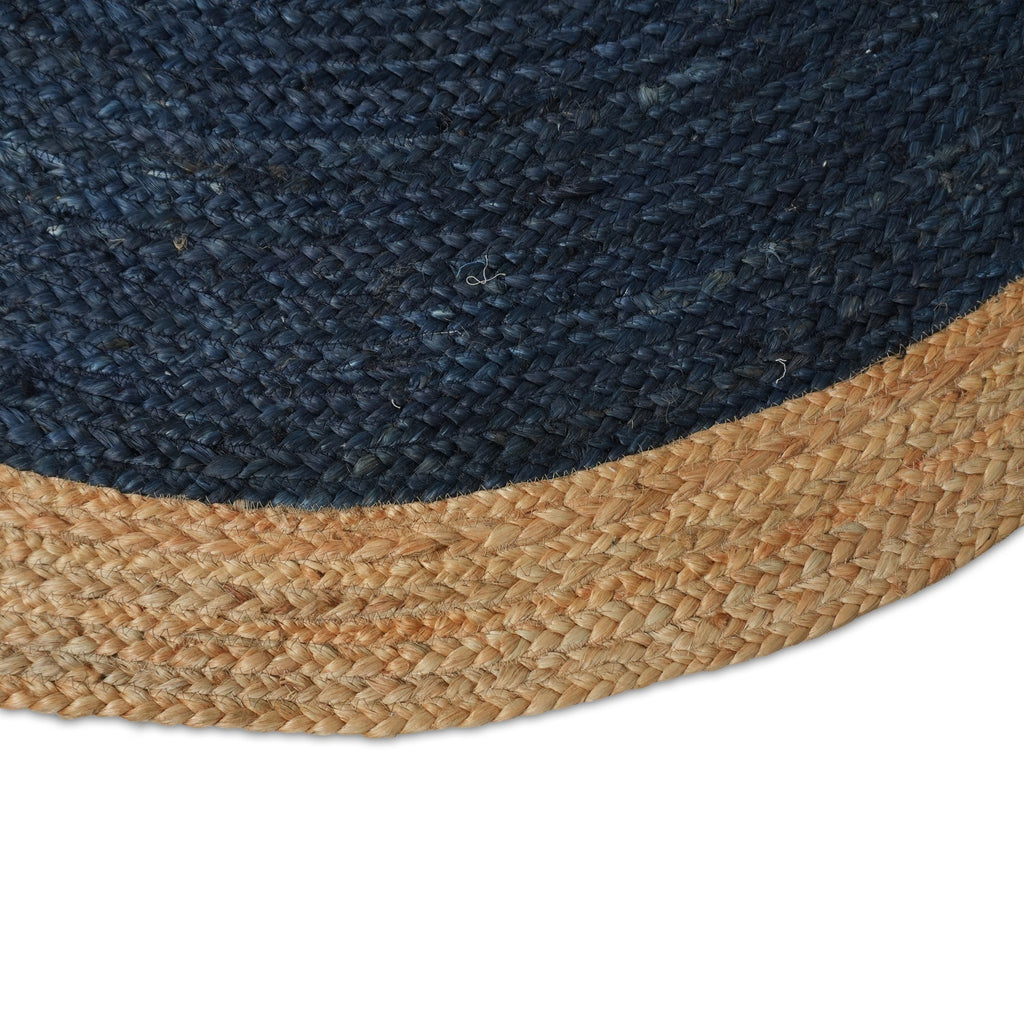 Kingsley Rug - Vintage Dark Blue / Natural Wood [JUTE]