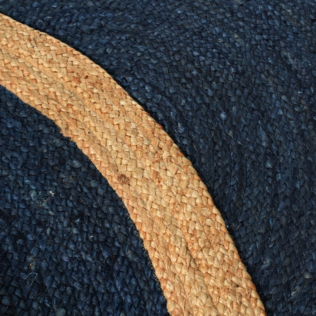 Kingsley Rug - Vintage Dark Blue / Natural Wood [JUTE]