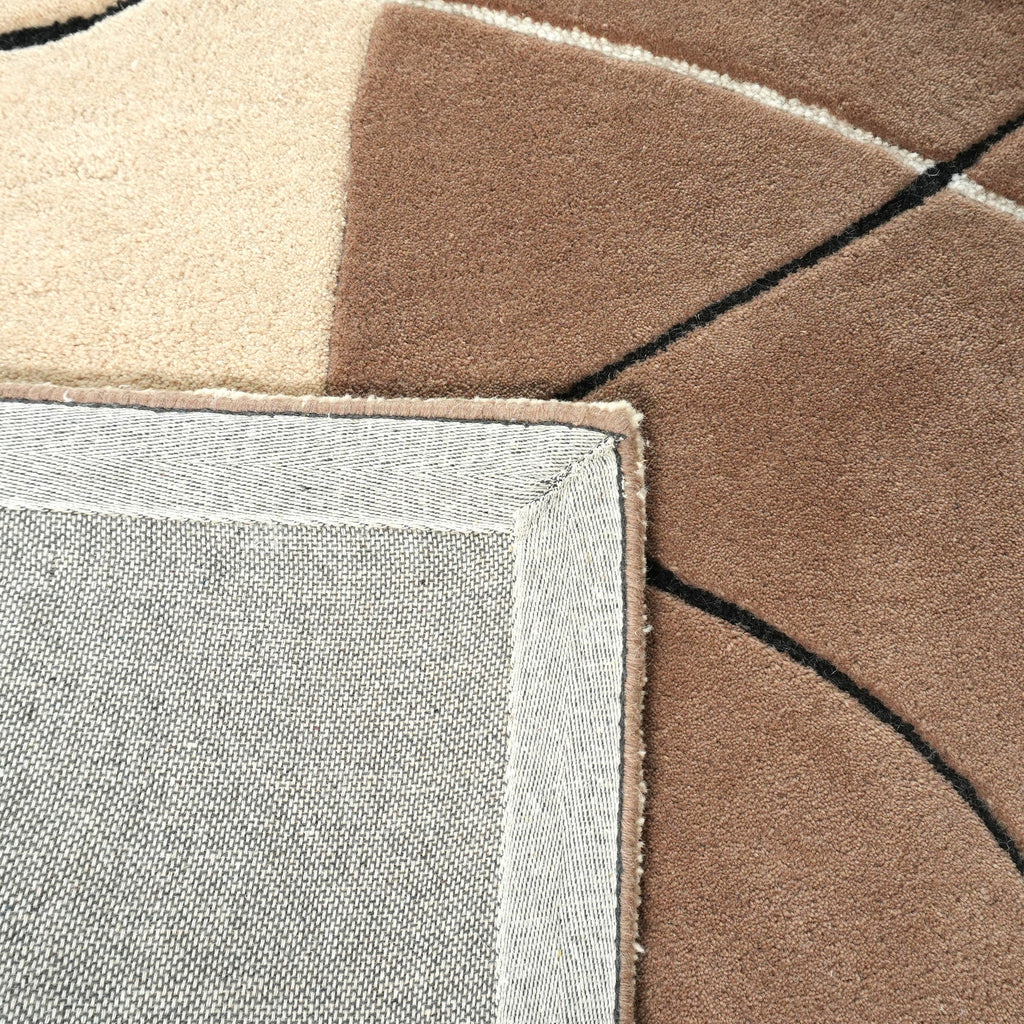 Siena Rug - Mocha Mousse / Black Grain / Cake Batter [WOOL]